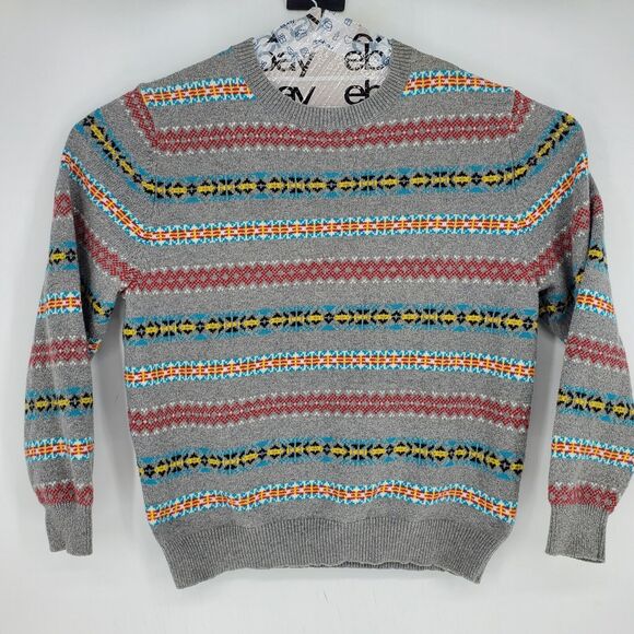 Vintage Le Tigre Sweater Mens Extra Large Gray 90s Style Sweatshirt XL Pullover - Picture 1 of 10